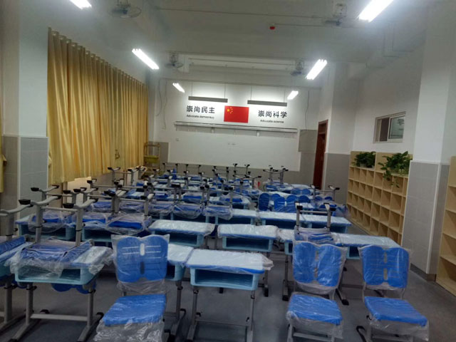 济南历山双语学校卫生整体开荒保洁